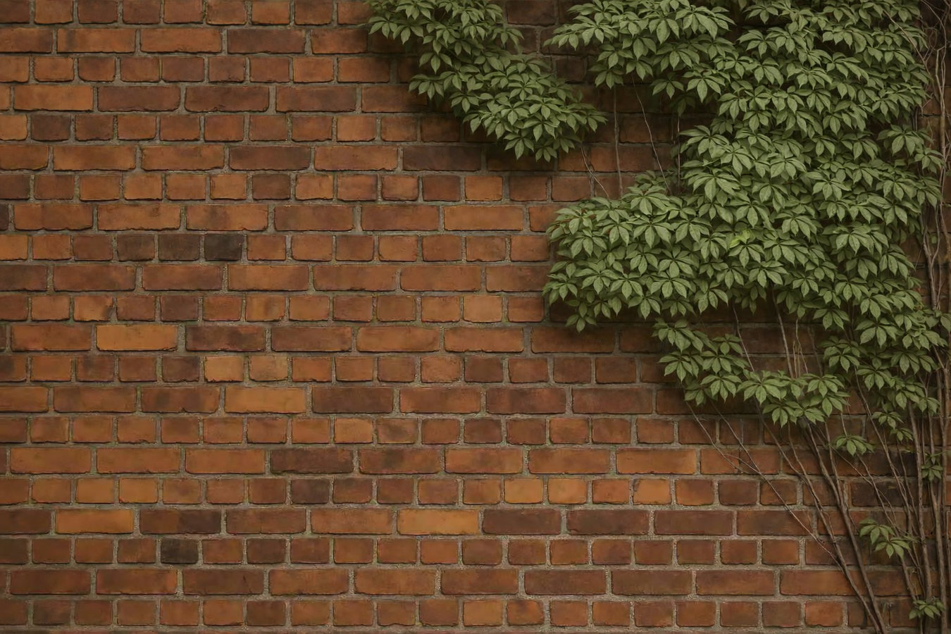 Brick wall installation